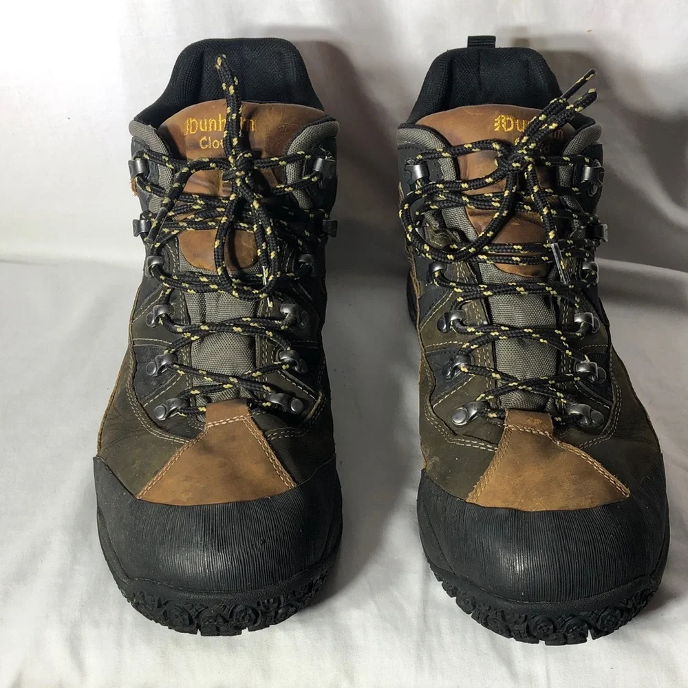 Men's Brown/Black Hiking Boots - Outdoor Trekking Shoesi Size 16